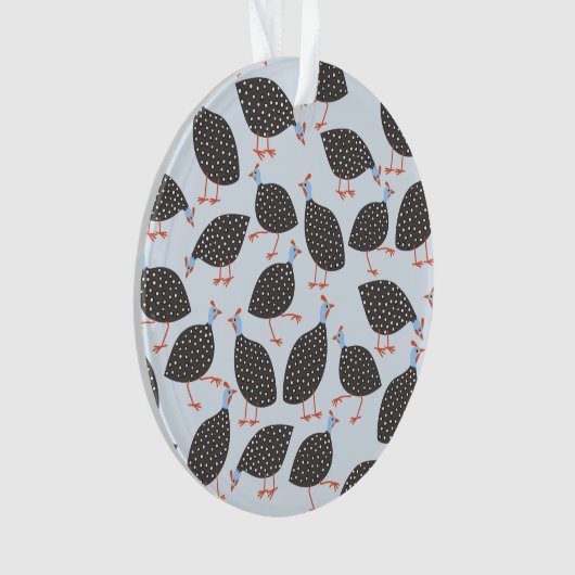 ギニア鳥 オーナメント (正面)