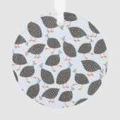 ギニア鳥 オーナメント (裏面)