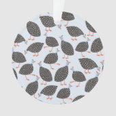 ギニア鳥 オーナメント (正面)