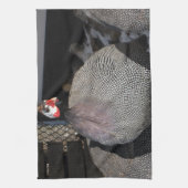 ギニア鳥 キッチンタオル (縦)