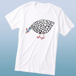 ギニア鳥 トライブレンドＴシャツ<br><div class="desc">満足したペックを持つ可愛いギニア鶏。オリジナルアートby Nic Squirrell.</div>