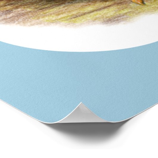 ギニア鳥 ポスター (角)