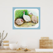 ギニア鳥 ポスター (キッチン)