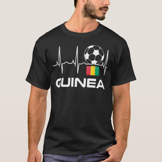 ギニア サッカージャージ - ベスト ギニア Tシャツ (正面)