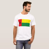 ギニア-ビサウの旗のTシャツ Tシャツ (正面フル)