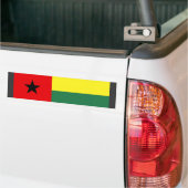 ギニア-ビサウの旗 バンパーステッカー (トラック上)