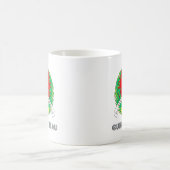 ギニア-ビサウの紋章付き外衣 コーヒーマグカップ (中央)