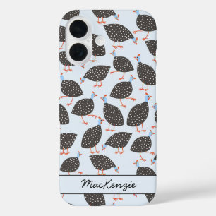 ギニア・ヘンの鳥のパタパーソナライズされたーン iPhone 16ケース