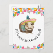 ギニアBe A Day!!自分の素晴らし引用文を追加 ポストカード (正面/裏面)