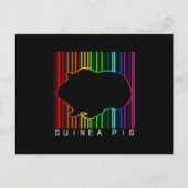 ギニカラフルブタ |かわいいギニア人 |かわいいペット ポストカード (正面)