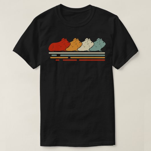 ギニカラフルー豚プレミアム Tシャツ (デザイン正面)