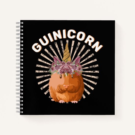 ギニコーンギノピグユニコーン ノートブック (正面)