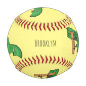 ギニトゥラコバードカートゥーンイラストレーション 野球ボール (正面)