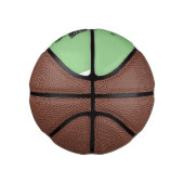 ギニーおもしろいフクロウの鳥のイラストレーション ミニバスケットボール (右)