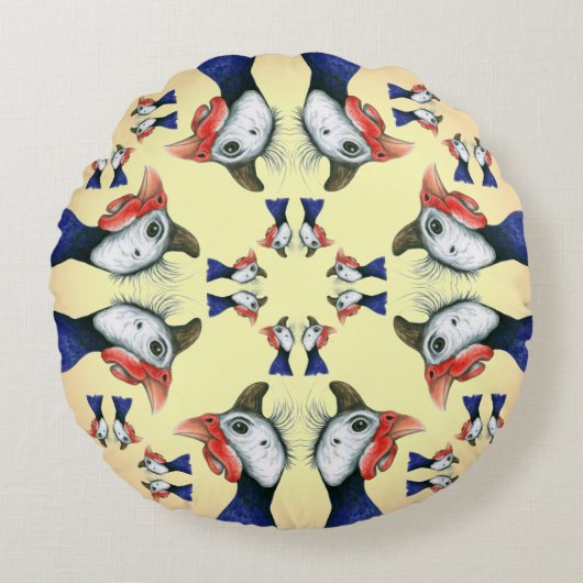 ギニーどこにでも！ ラウンドクッション (正面)