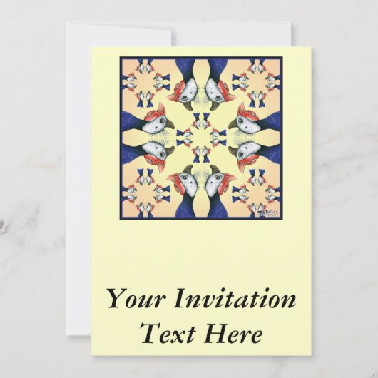 ギニーどこにでも！ 招待状 (正面)