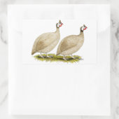 ギニーズバフダンドットフォール 長方形シール (バッグ)