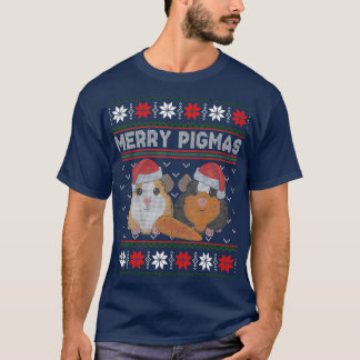ギニーピグクリスマスメリーピグマスブリーセーター Tシャツ