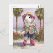 ギニーピッグのビーチ ポストカード (正面/裏面)