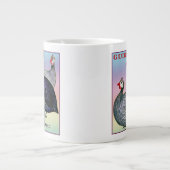 ギニー三鳥 ジャンボコーヒーマグカップ (正面)