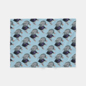 ギニー三 フリースブランケット (正面(横))