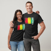 ギニー人男性女性子供のためのマカンタギニア国旗 Tシャツ (ユニセックス)