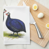 ギニー王室の紫色ペア キッチンタオル (四つ折り)