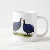 ギニー王室の紫色ペア ジャンボコーヒーマグカップ (右)