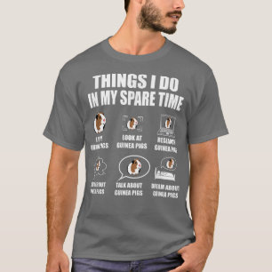 ギニー豚Tシャツの時間の余裕で Tシャツ