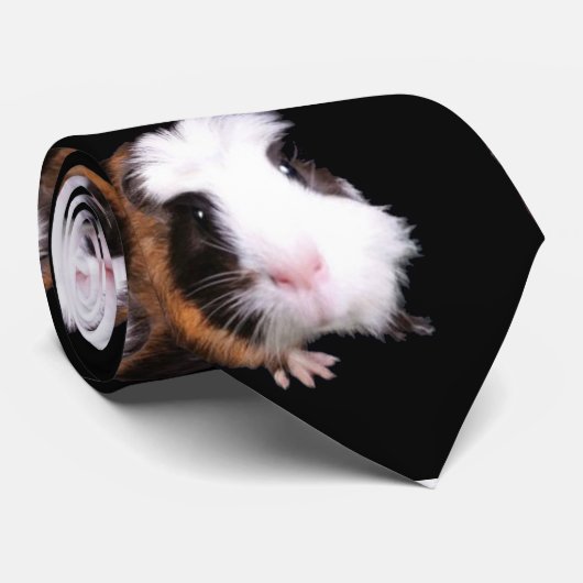 ギニー・ピッグユニセックスの柄、絹のようなネクタイ。 ネクタイ (ロール)