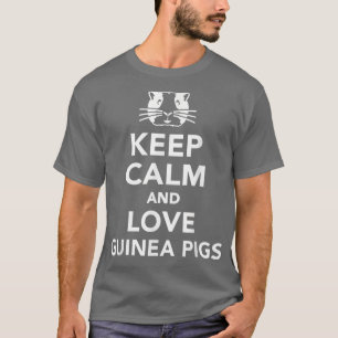 ギニ保アの豚を愛し穏やかに Tシャツ