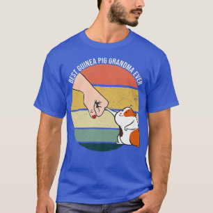 ギニ最高のア豚おばあちゃん今まで毛皮のポテト国内 Tシャツ