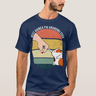 ギニ最高のア豚おばあちゃん今まで毛皮のポテト国内 Tシャツ