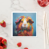 ギニ鮮やかブタ スタンダードカクテルナプキン (インサイチュ)