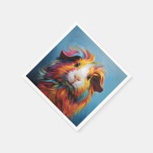 ギニ鮮やかブタ スタンダードカクテルナプキン (角)