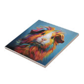 ギニ鮮やかブタ タイル (側面)