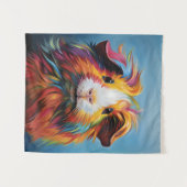 ギニ鮮やかブタ タペストリー (正面(横))