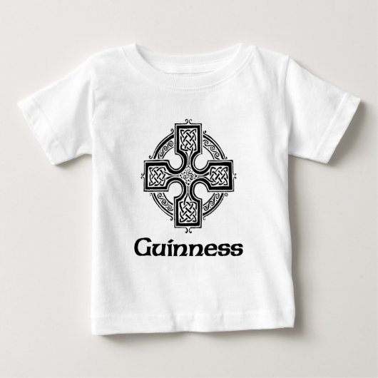 ギネスケルト十字架 ベビーTシャツ (正面)