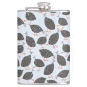 ギネフクロウおもしろい模様 フラスク (正面)