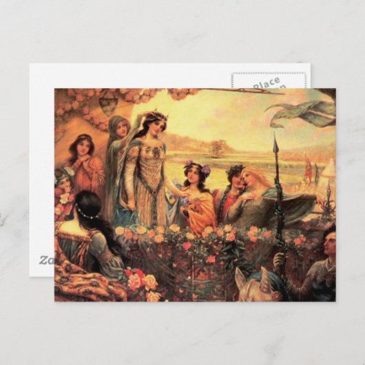 ギネヴェルのヴィンテージ画像 ポストカード (正面/裏面)