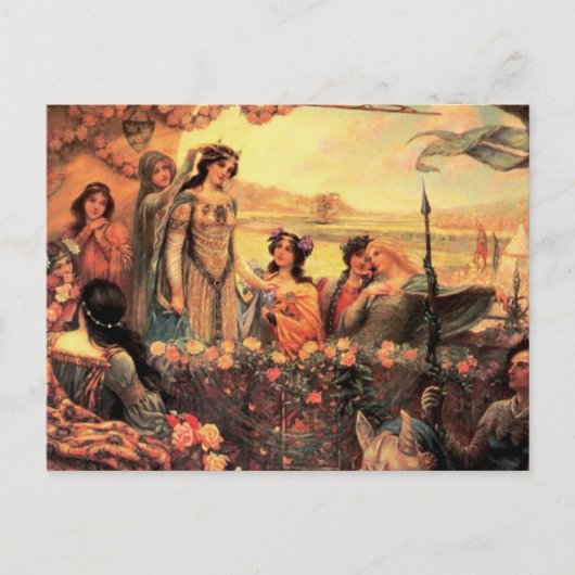 ギネヴェルのヴィンテージ画像 ポストカード (正面)