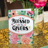 ギバー賛美に感謝の意を カード