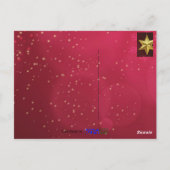 ギフもっとも偉大ト，生命の贈り物，寄贈者，クリスマス ポストカード (裏面)