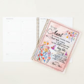 ギフツおばさん |姪から叔母への手紙 プランナー手帳 (ディスプレー)