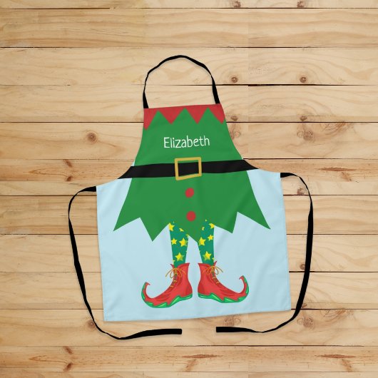 ギフトおもしろいクリスマス小妖精や小人サンタズヘルパーホリデー エプロン