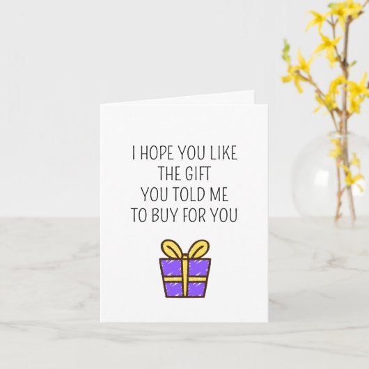 ギフトおもしろいジョーク誕生日カード カード (黄色い花)