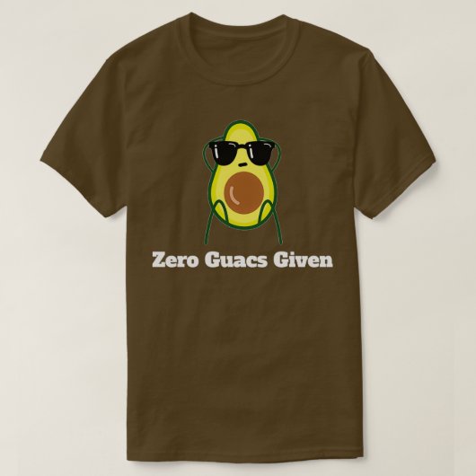 ギフトおもしろいゼロギフト与えおもしろいのアボカ Tシャツ (デザイン正面)