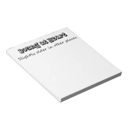 ギフトおもしろいノートパッユニークドユーモアのオフィスのギフトアイディア ノートパッド (アングル)