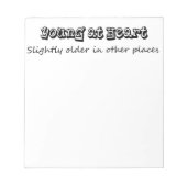 ギフトおもしろいノートパッユニークドユーモアのオフィスのギフトアイディア ノートパッド (正面)