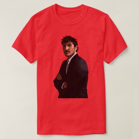 ギフトおもしろいペドロパスカル Tシャツ (デザイン正面)